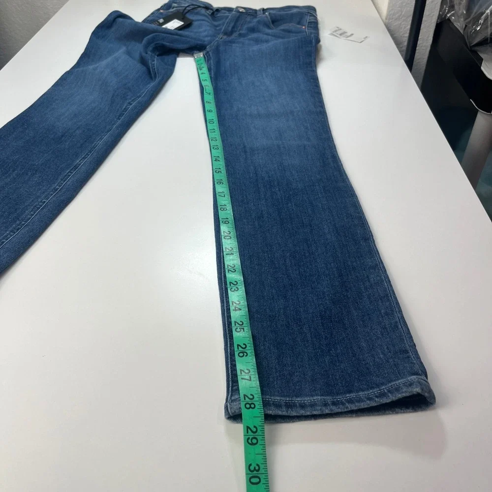 PAIGE Jeans Cindy High Rise Straight Ankle‎ Women's sz 24 Blue Legendary NWT